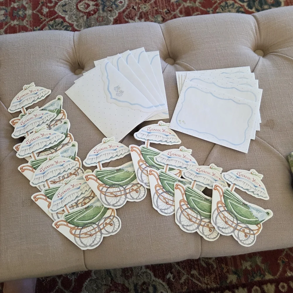Susan Branch Baby Shower Thank You Notes Set Of 10 Dated 2001